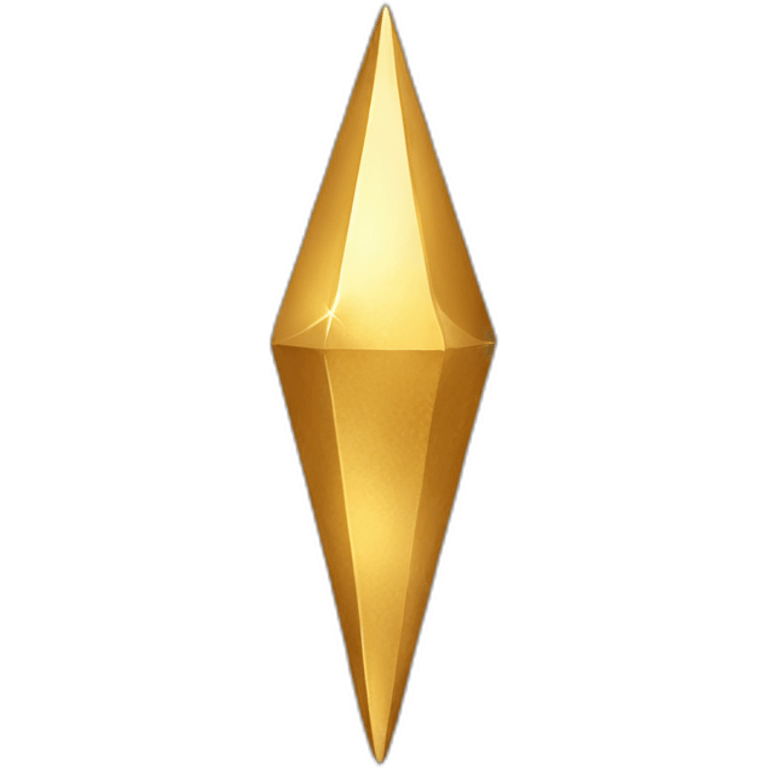 gold point emoji