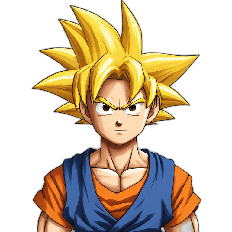 son goku super sayain emoji