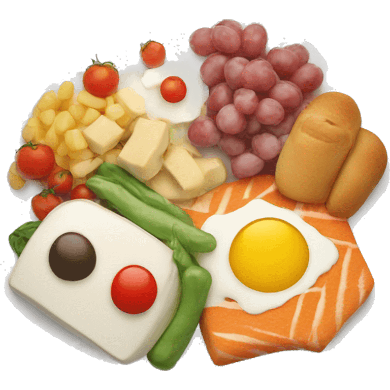 food plate emoji