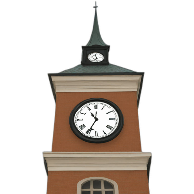 clock tower emoji