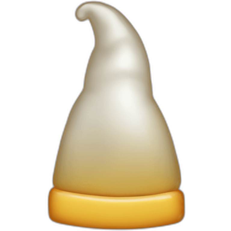 Condom as a hat emoji