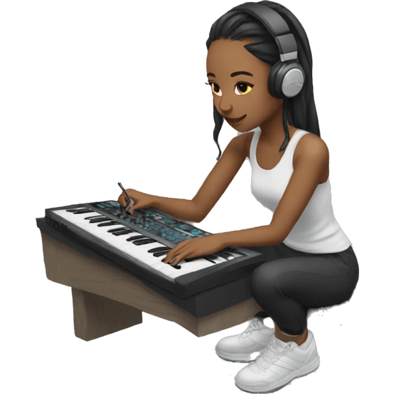 Female beatmaker emoji