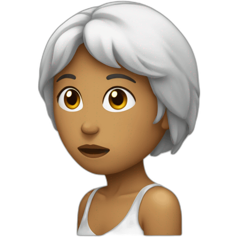 Femme qui pleure  emoji