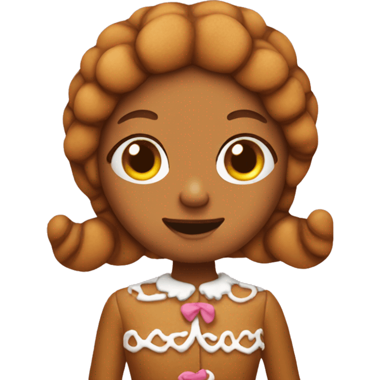 Gingerbread girl aesthetic  emoji