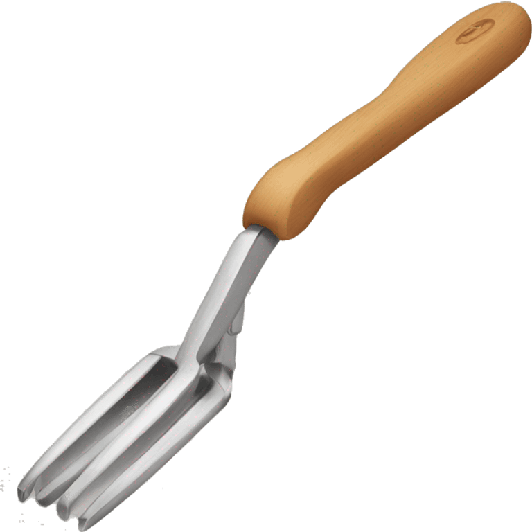 Wooden kitchen tongs emoji