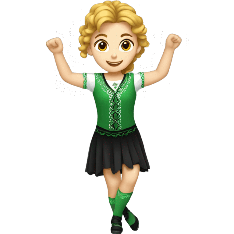 girl irish step dancing emoji