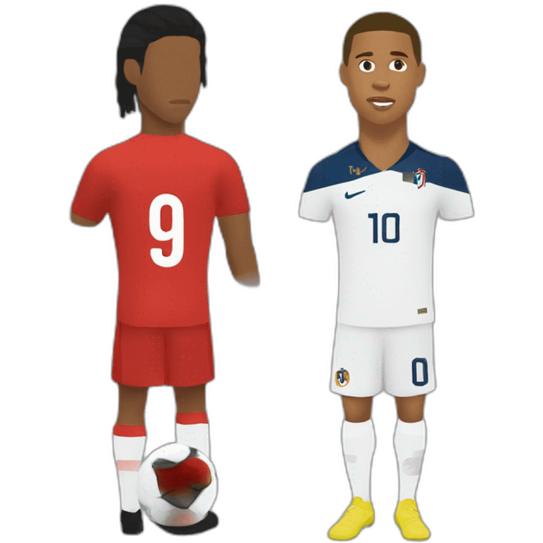 Mbappe ronaldo ronaldinho emoji