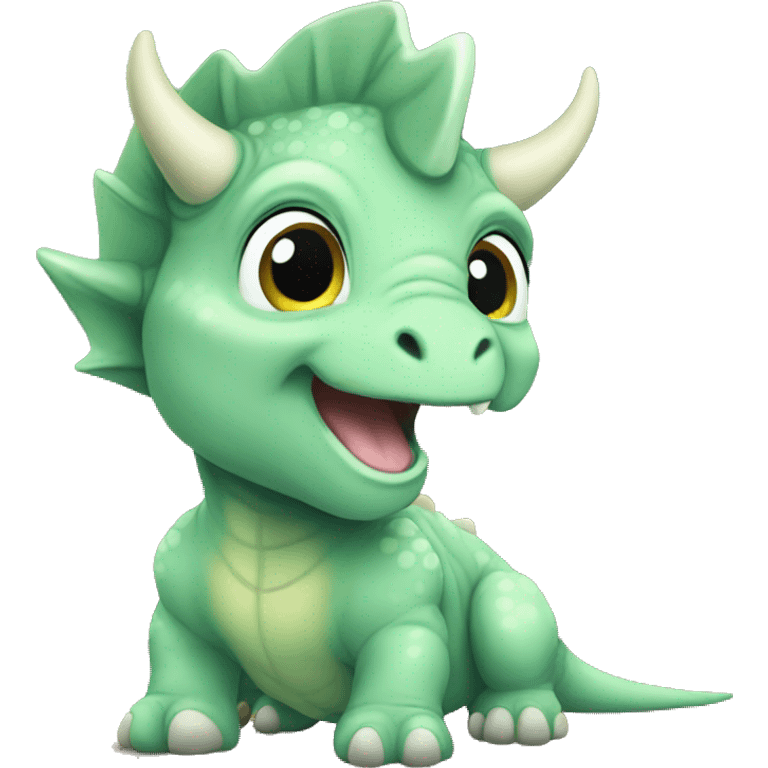  triceratops baby accurate emoji