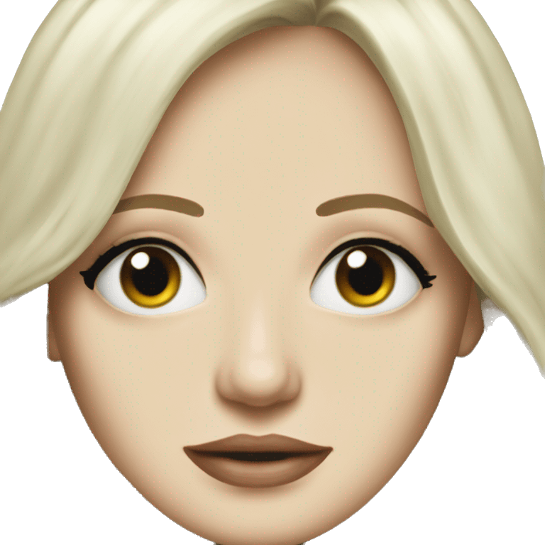 Eva Green with blonde hair emoji