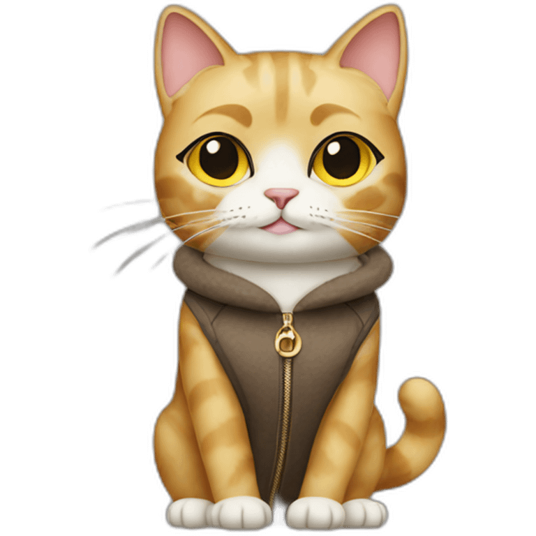 Fendi fashionable cat emoji