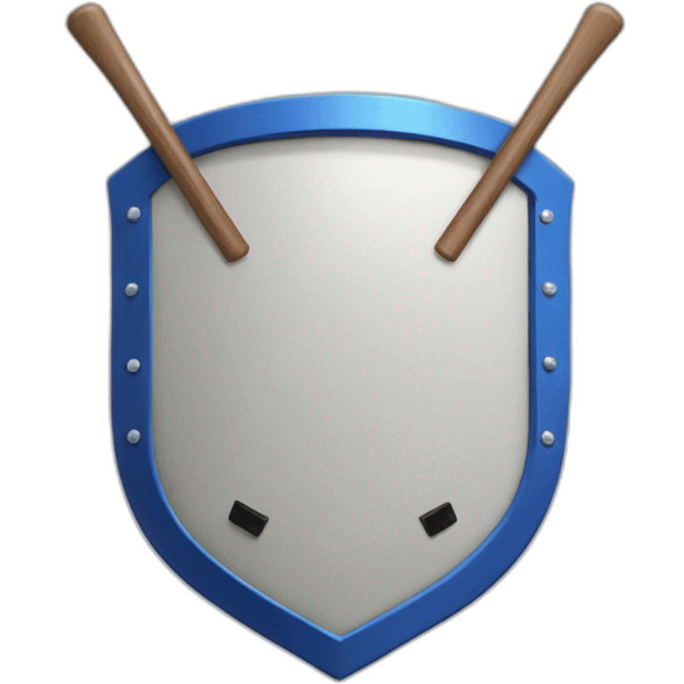 hockey shield 3d  emoji