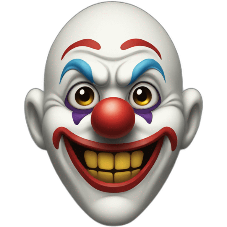 evil clown emoji