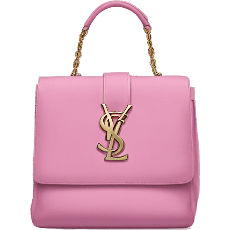 Pink YSL bag emoji