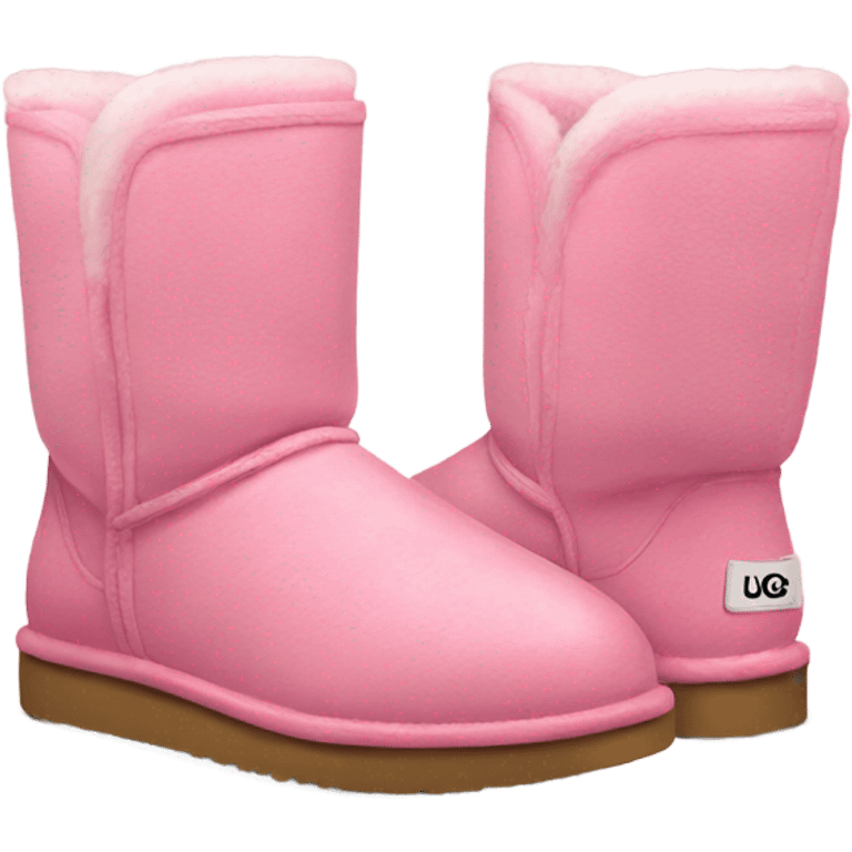 Pink Ugg boots emoji