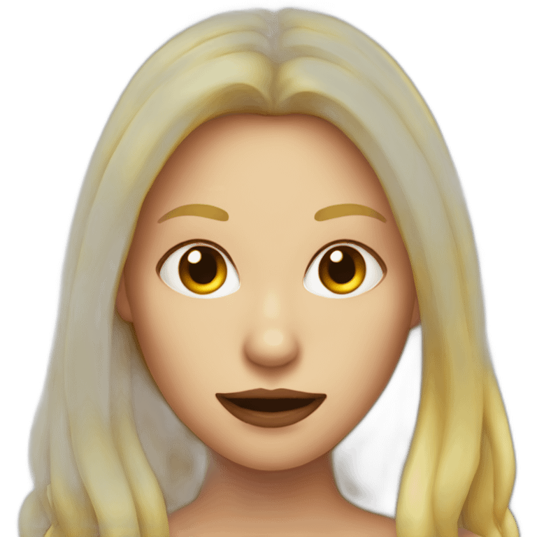 Devil blonde girl emoji