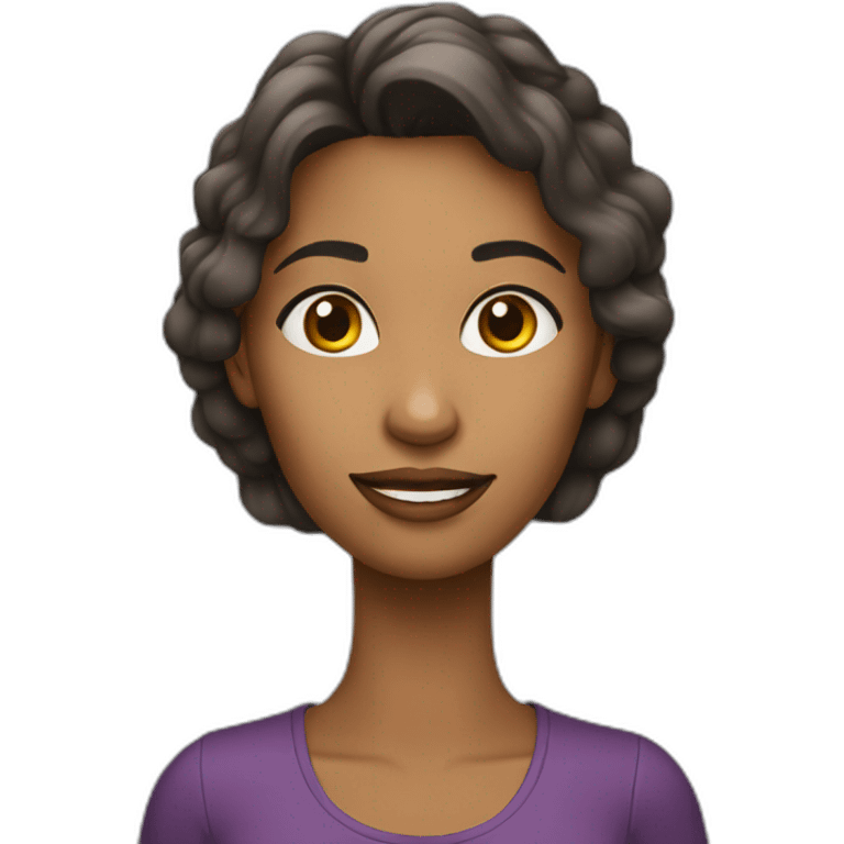 mulher jovem apresentadora emoji