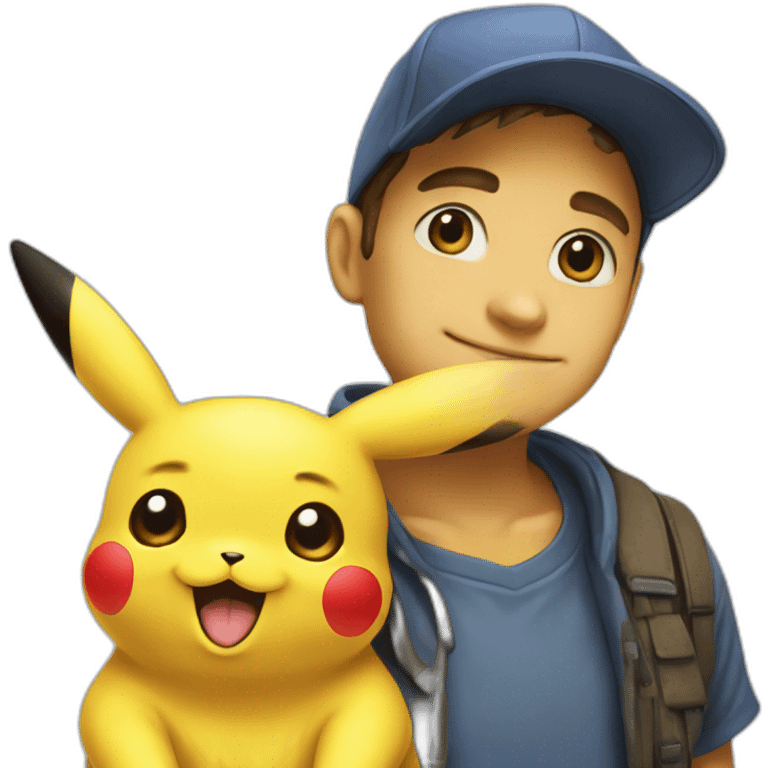 Pikachu realista emoji