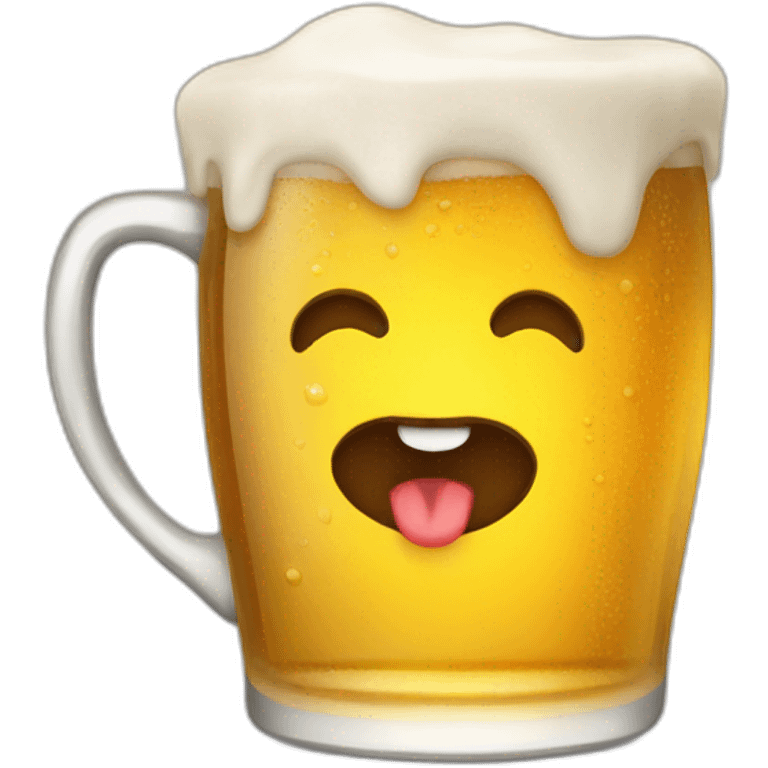 Tasty beer emoji