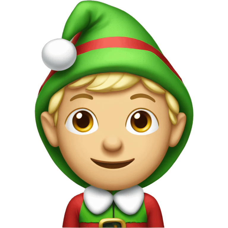 Christmas elf emoji