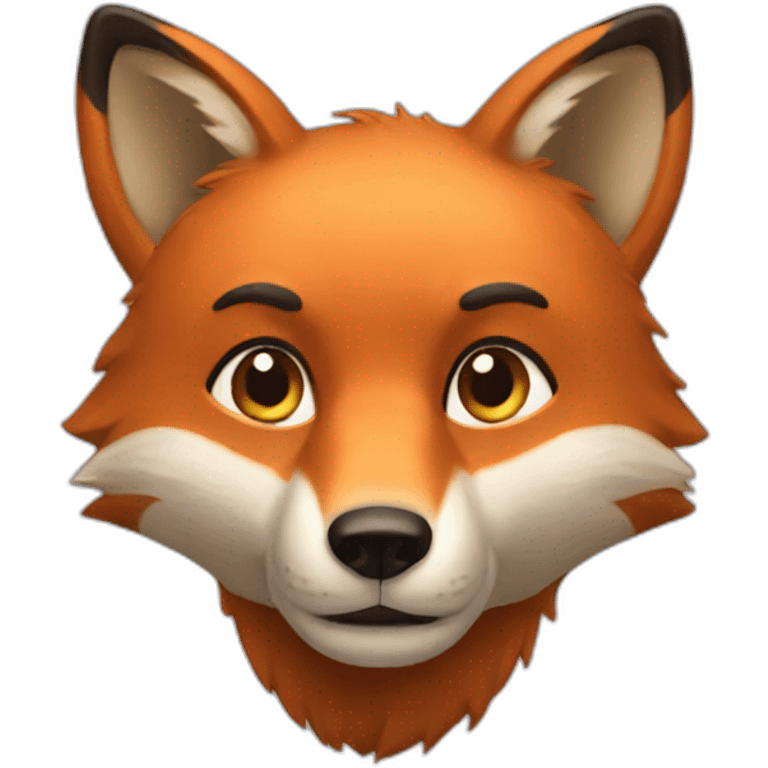 a half fox half bear emoji