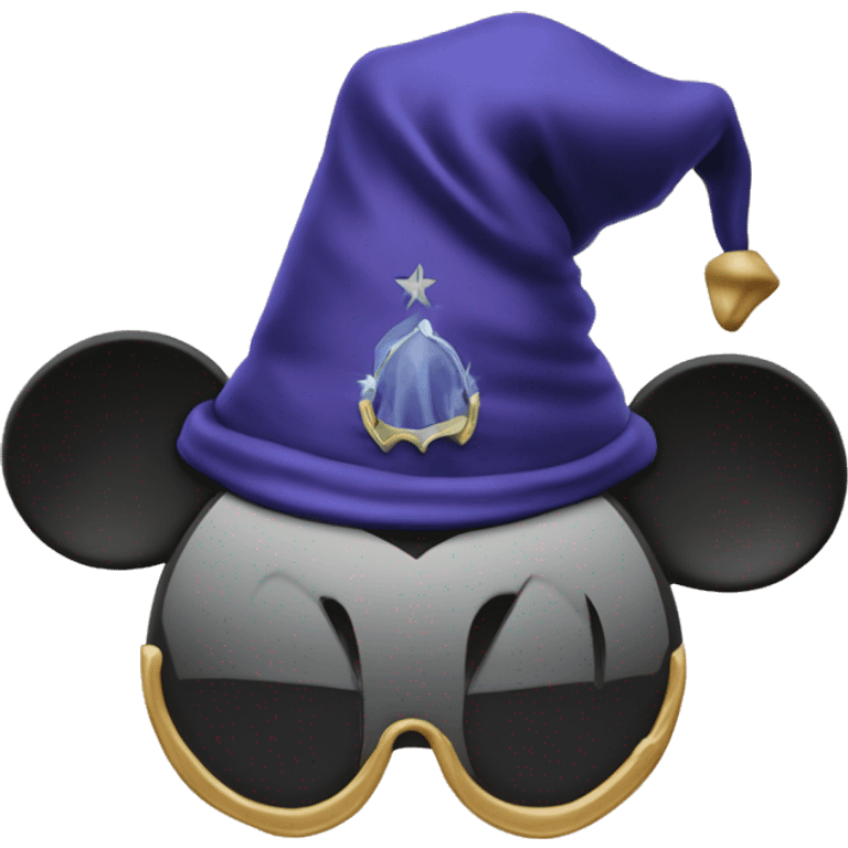 mickey ears from disney world with  Wizard Hat  emoji