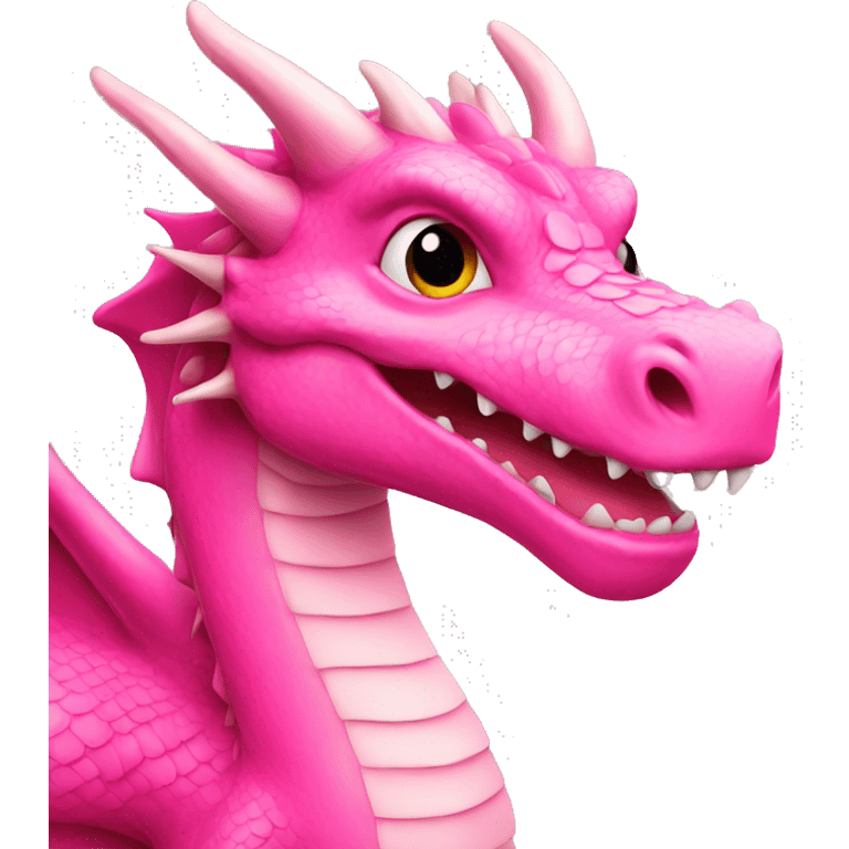 Dragon pink emoji