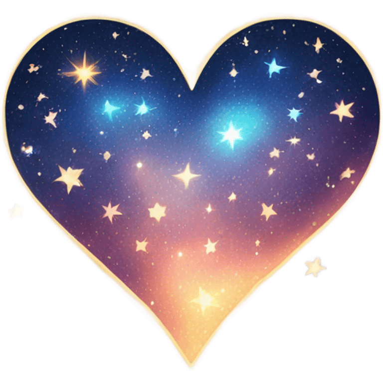 Heart with stars emoji