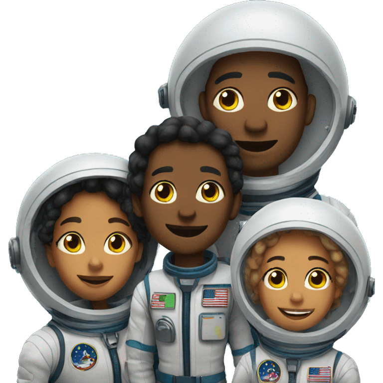 Family in space  emoji