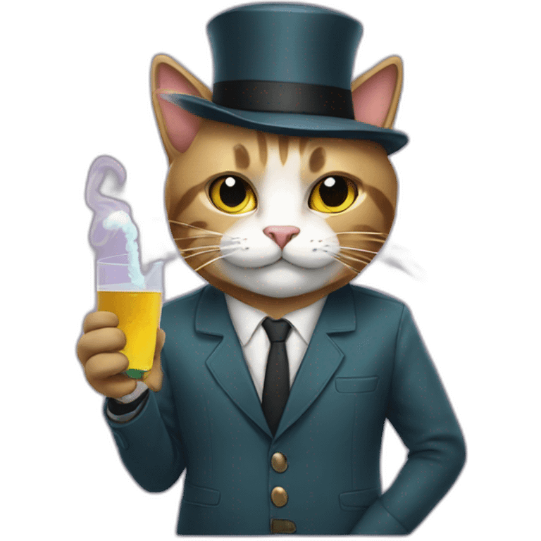 vaper cat emoji