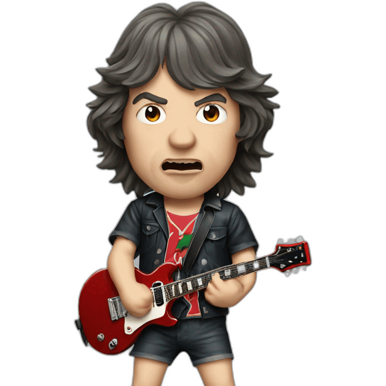 Acdc Angus Young short emoji