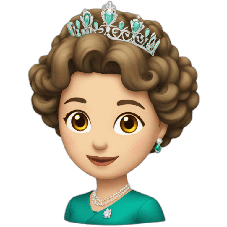 Reina Elizabeth II con cara de .. emoji