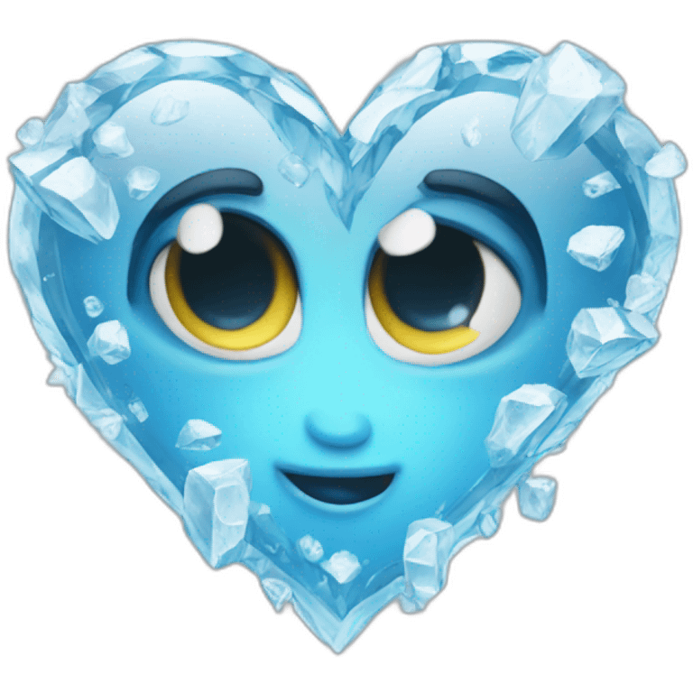 Heart of ice emoji