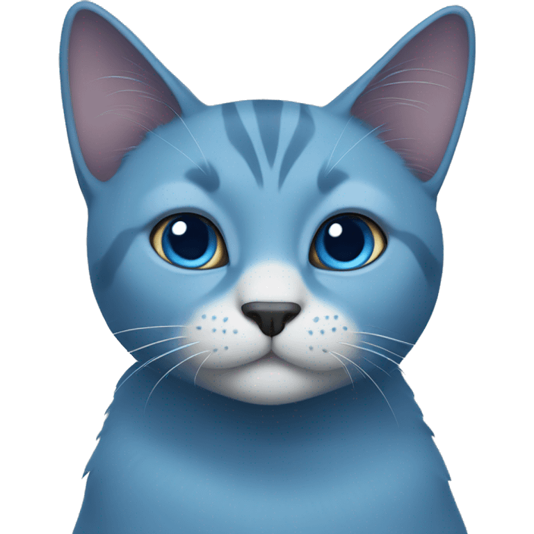 blue cat emoji