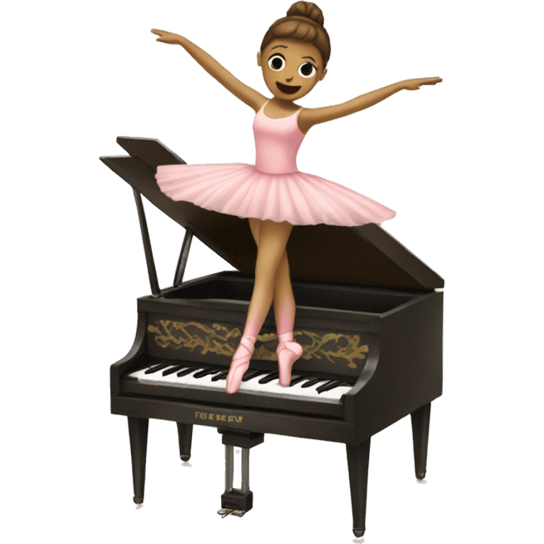 music box with ballerina emoji