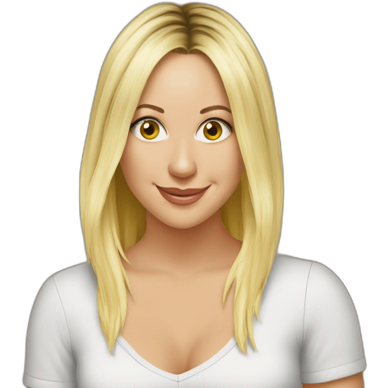 Kaley cuoco emoji