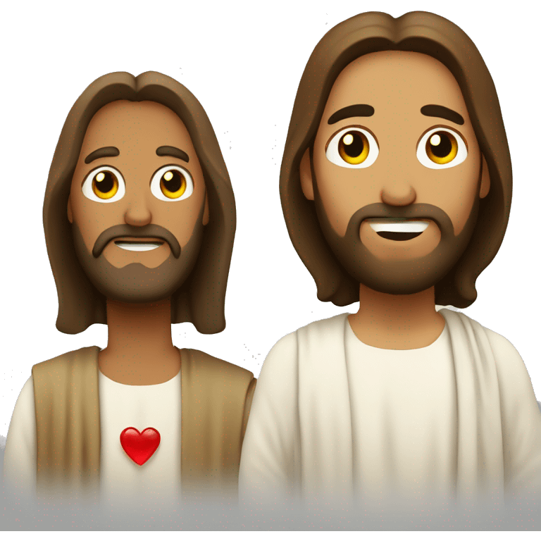 Jesus And heart emoji