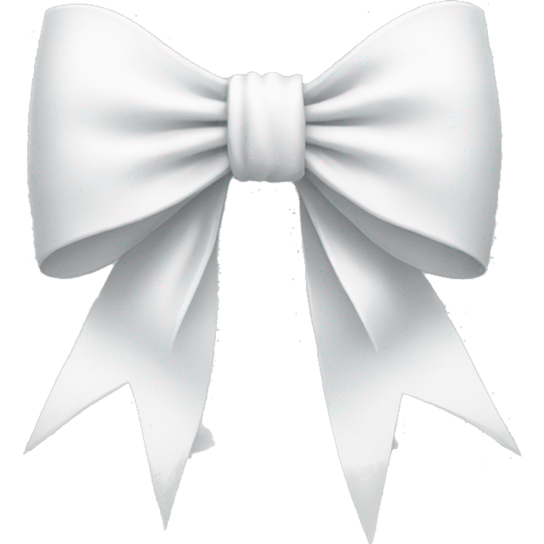 white bow emoji