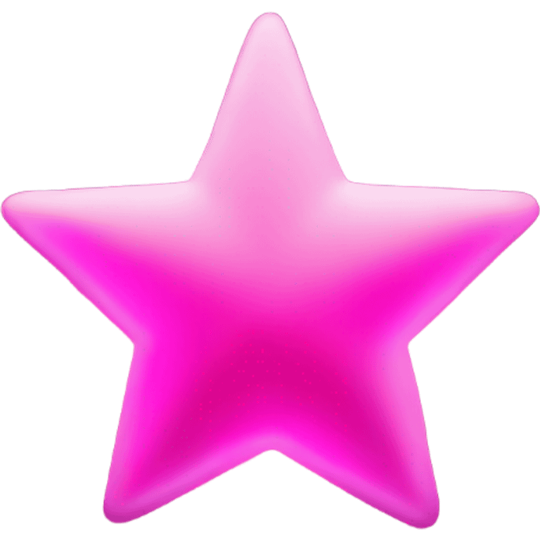 Pink star  emoji