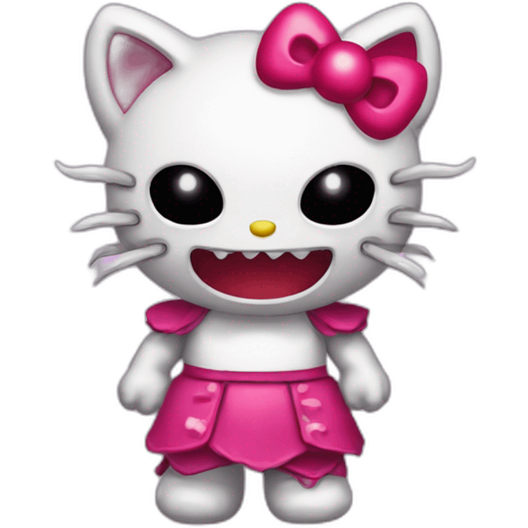 hello kitty demon emoji