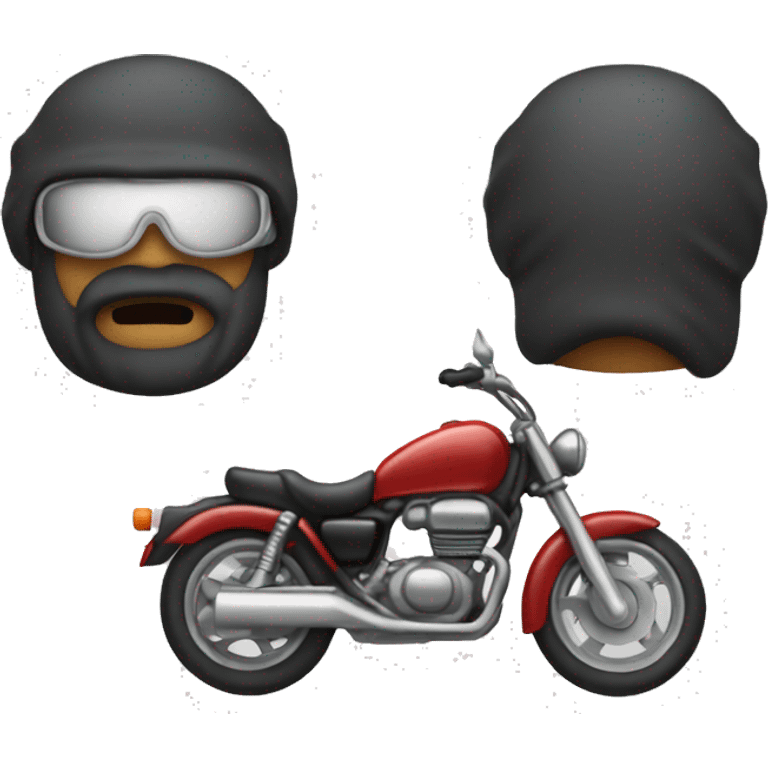 a motorcycle handlebar emoji