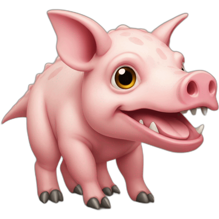 Pig dinosaur Hybrid emoji