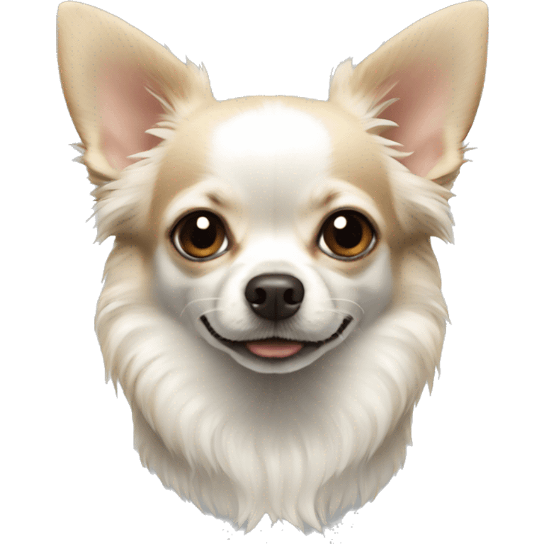 Perro Chihuahua blanco  emoji