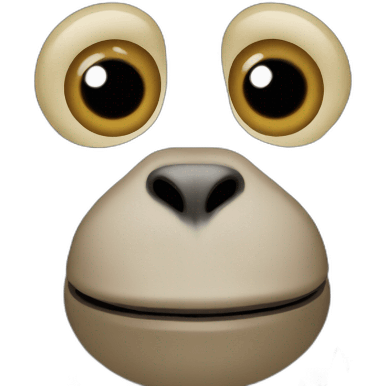 Macaco assustado emoji