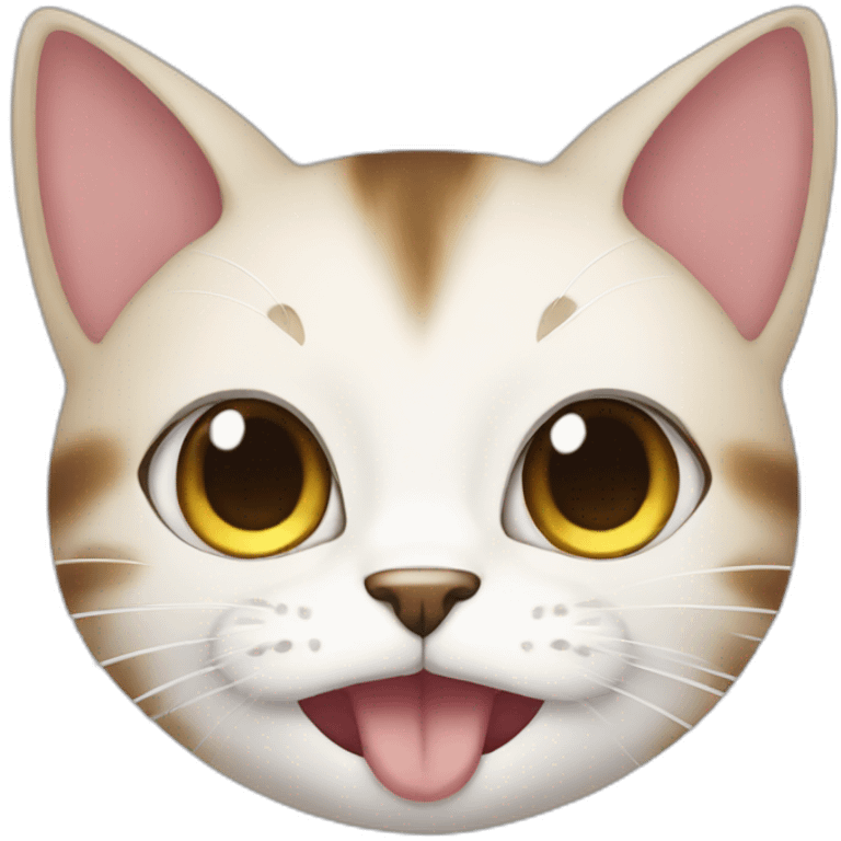 Anime cat mouth emoji