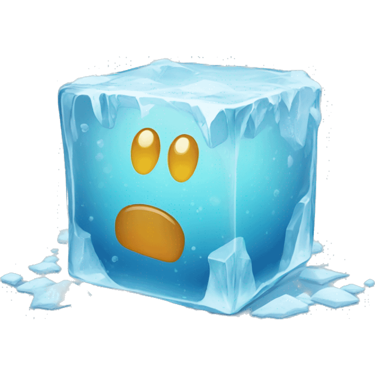 ice cubescolorful emoji