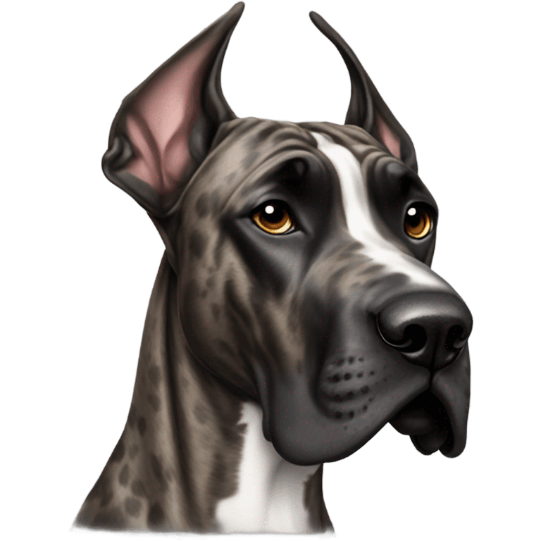 Brindle color, Great dane emoji