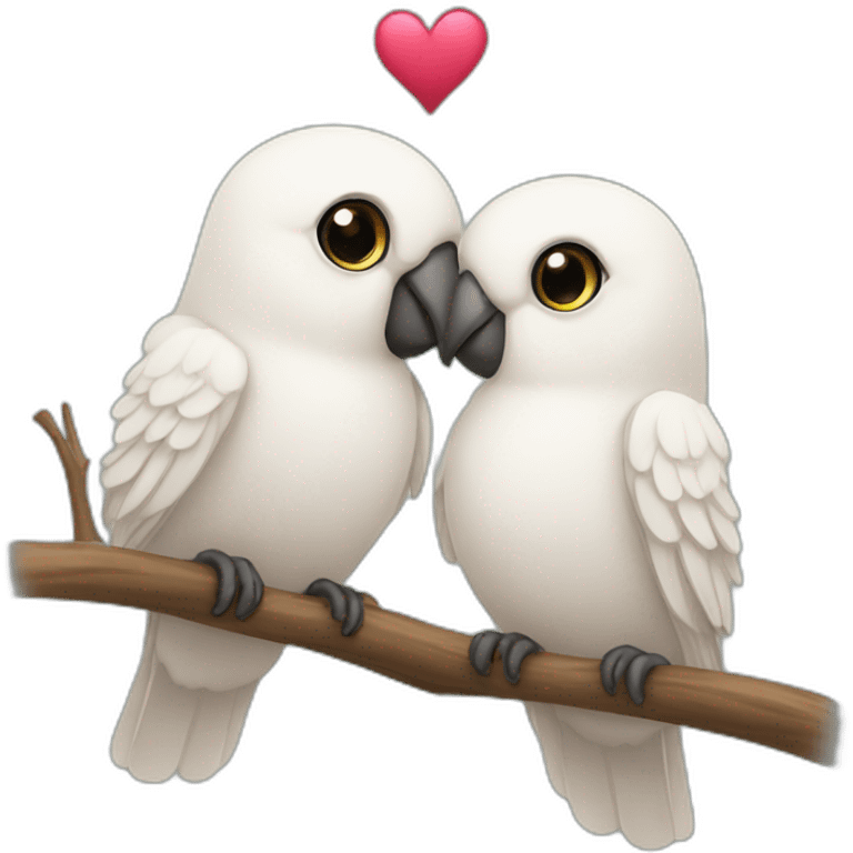 Lovebirds emoji