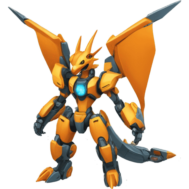 Futuristic Medabot-Charizard-Mecha emoji