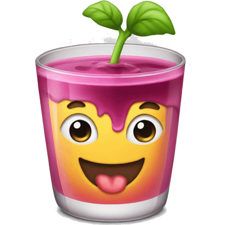 juice word emoji