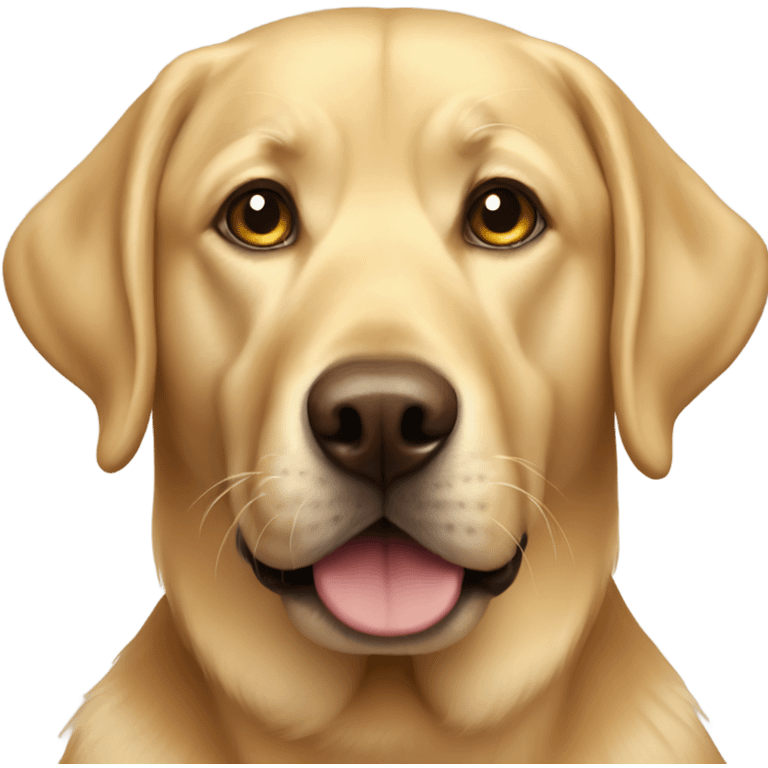 Golden lab emoji